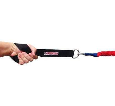 Athlete Speed Training Bungee hand anchor. Wrist strap with D-Ring to clip sports, speed and Agility training bungees to. Hold the cord securely while training your athlete. Made in America